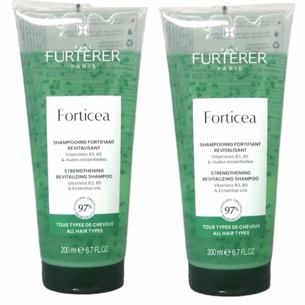 {Set of 2} Rene Furterer Forticea Strengthening Revitalizing Shampoo 6.7oz ~ NEW